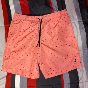 Nautica Men’s Large Swim Trunks Salmon